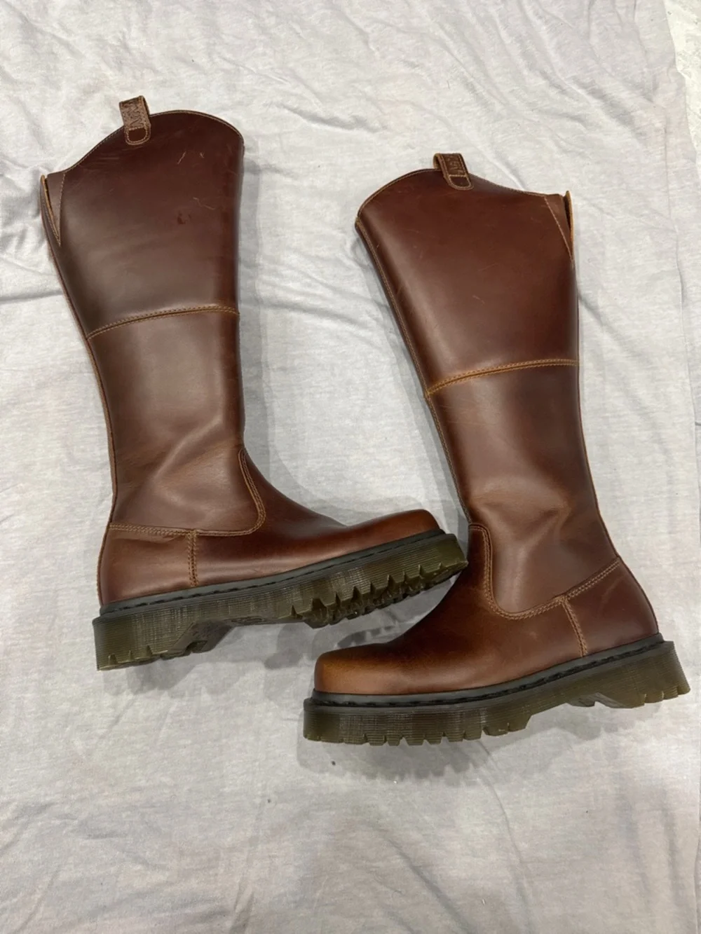 AMAAYAH KNEE HIGH LEATHER BOOTS - Picture 11 of 15